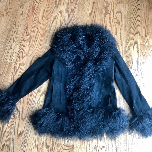 Juliet Michael Jackets & Blazers - Funky Black Fur Jacket!